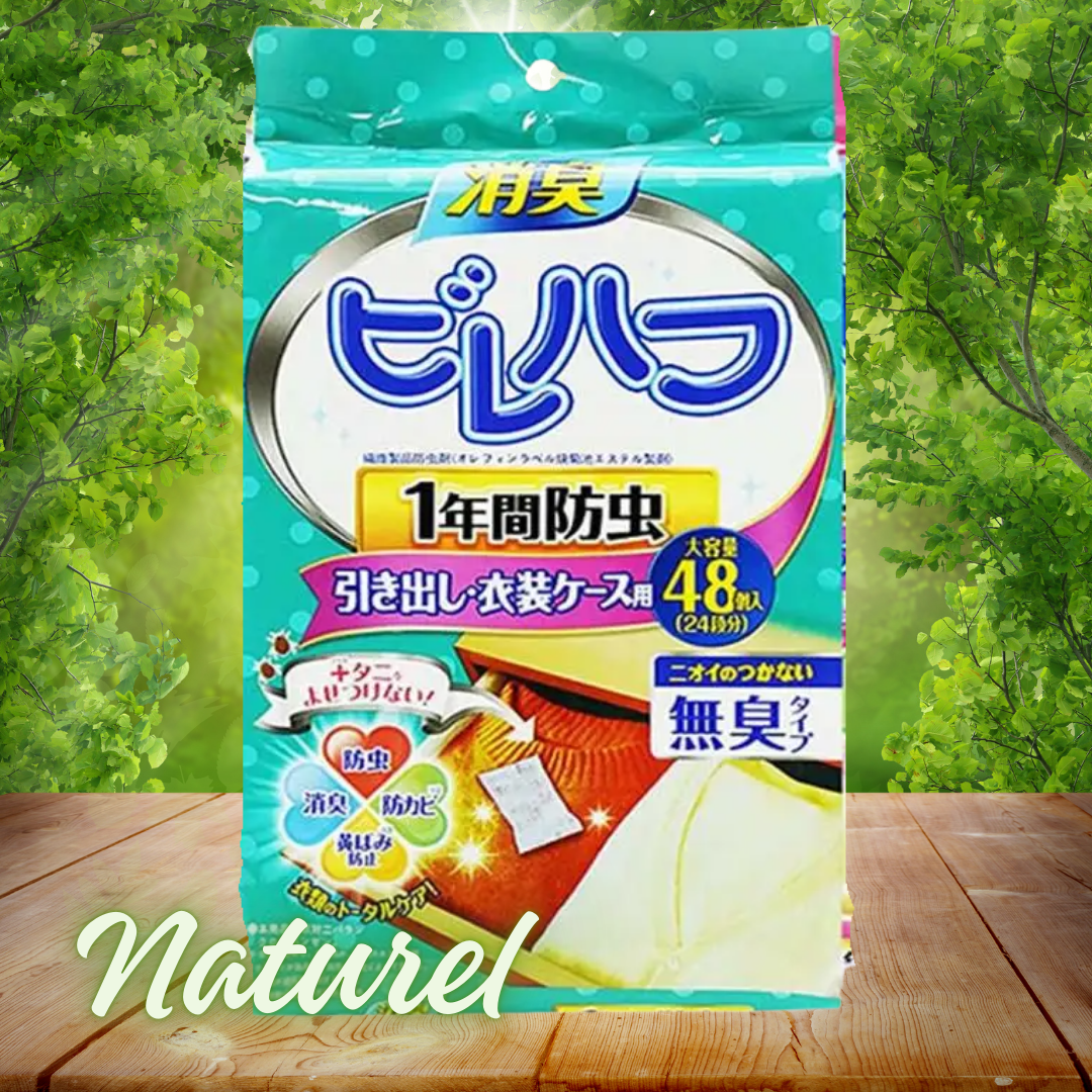 MiteGuard™ – Perles japonaises anti-mites et anti-humidité